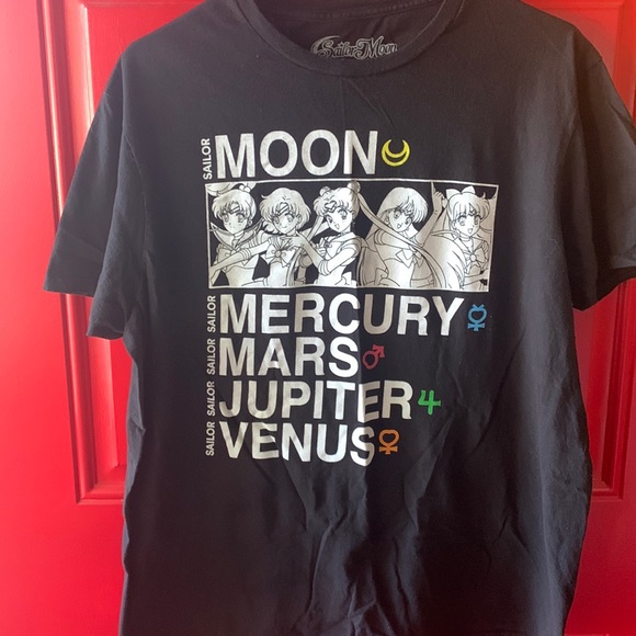 Tops - Sailor Moon Planetary L Anime Tee